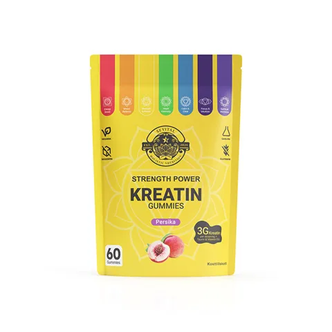 Strength Power Kreatin Gummies Peach 60 stk